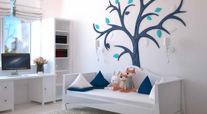 Fototapeta w pokoju dzieci